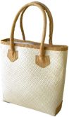 *Bolsa de Praia em Palha de Carnaúba e Couro Legítimo*