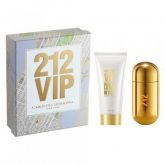 KIT CH 212 VIP PERFUME FEMININO 80 ML + BODY LOTION