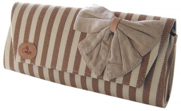 Carteira Clutch Josy em Algodão natural
