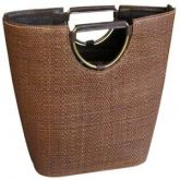 Bolsa de Palha de Buriti com Alça Aro de Metal