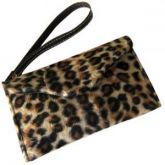 Carteira Miniatura de Palha Oncinha (Animal Print) -